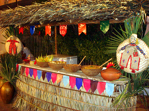 ideias criativas de papel de parede para festa junina