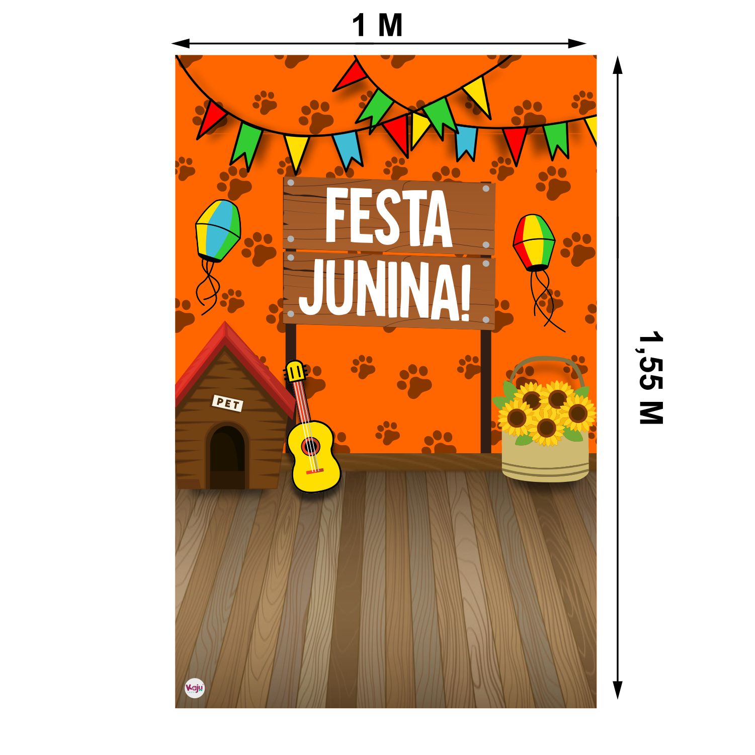 custo de painéis de parede para festa junina