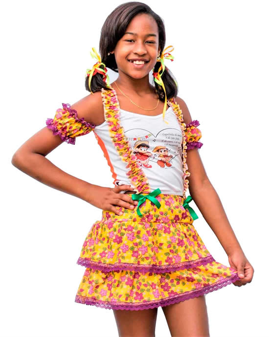 preço médio de saias para festa junina