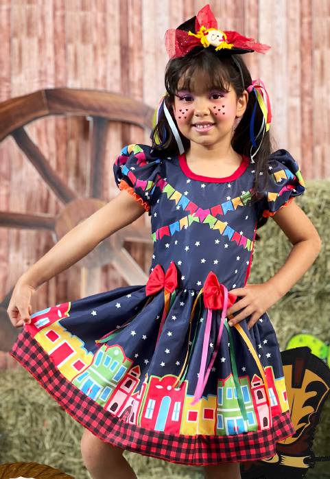 ideias de vestidos juninos infantis criativos