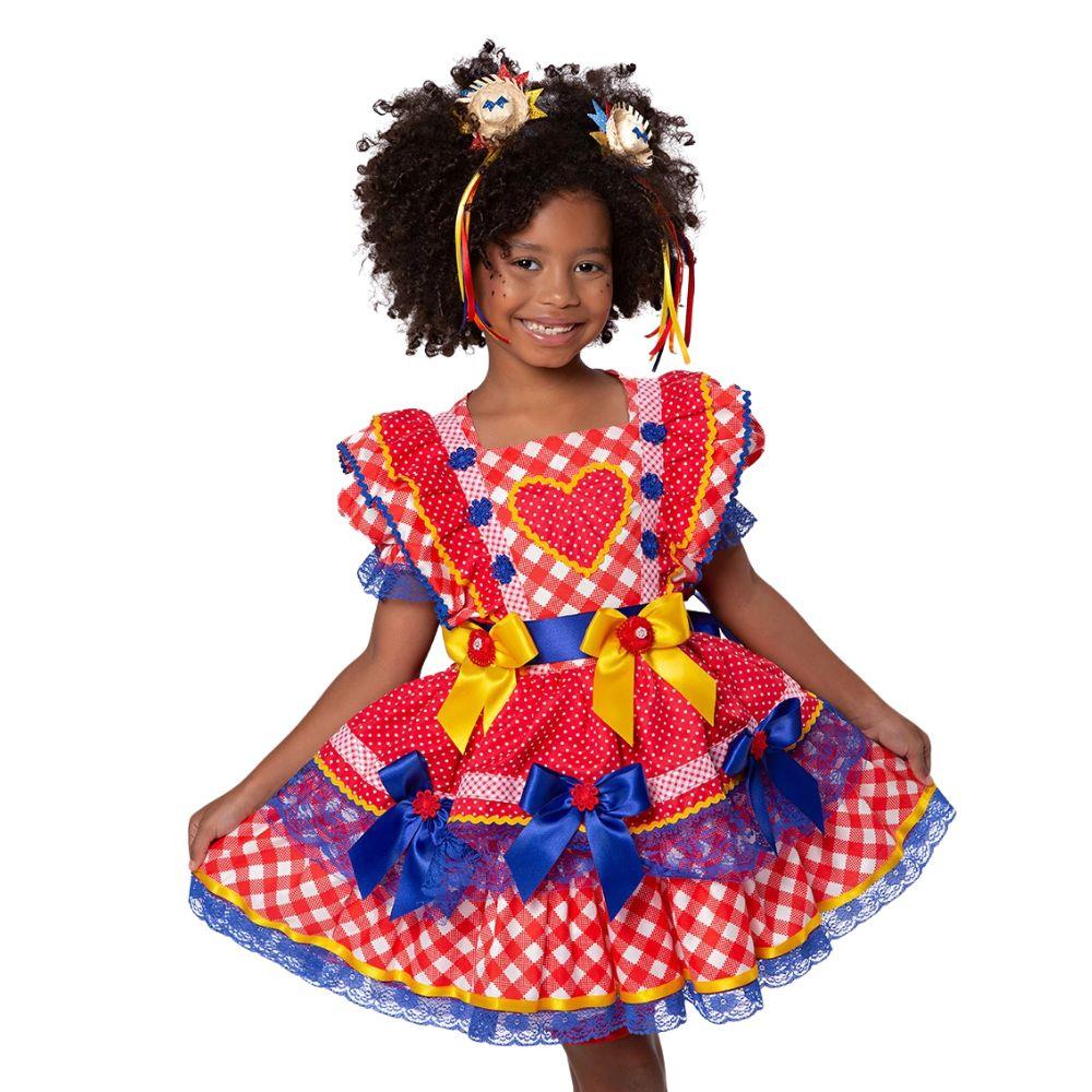 vestido junino infantil xadrez vs floral qual escolher