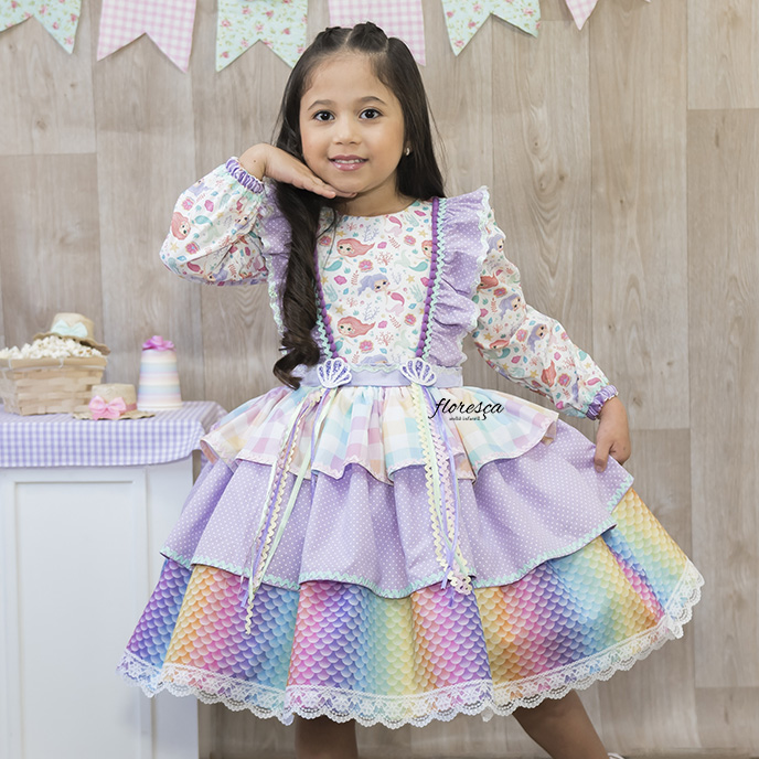 vestido junino infantil xadrez vs floral qual escolher