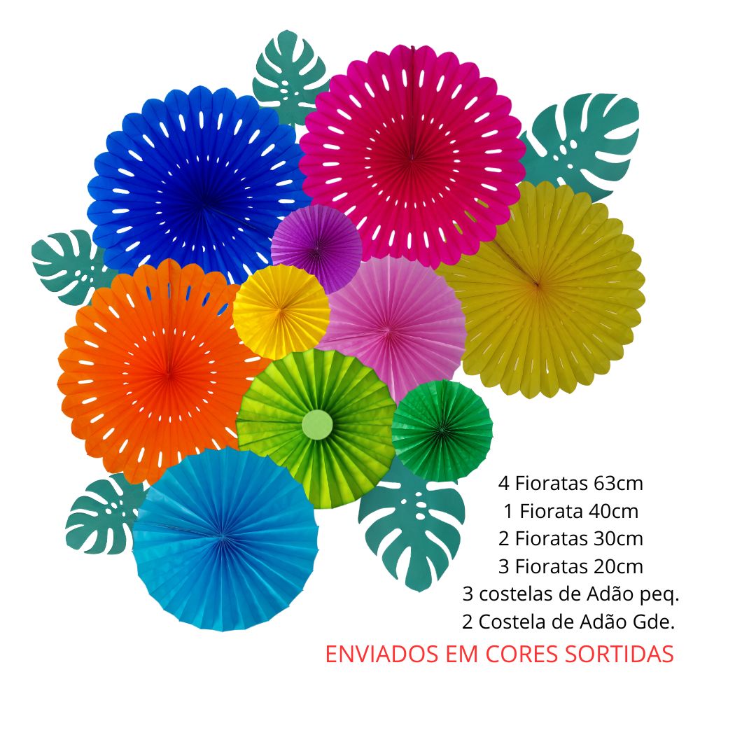 decoração festa tropical DIY