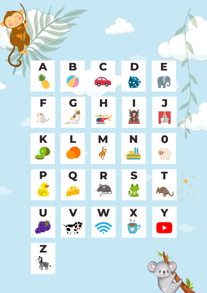 figuras com a letra l para imprimir