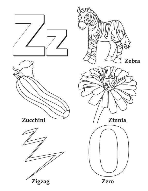 alfabeto letra z