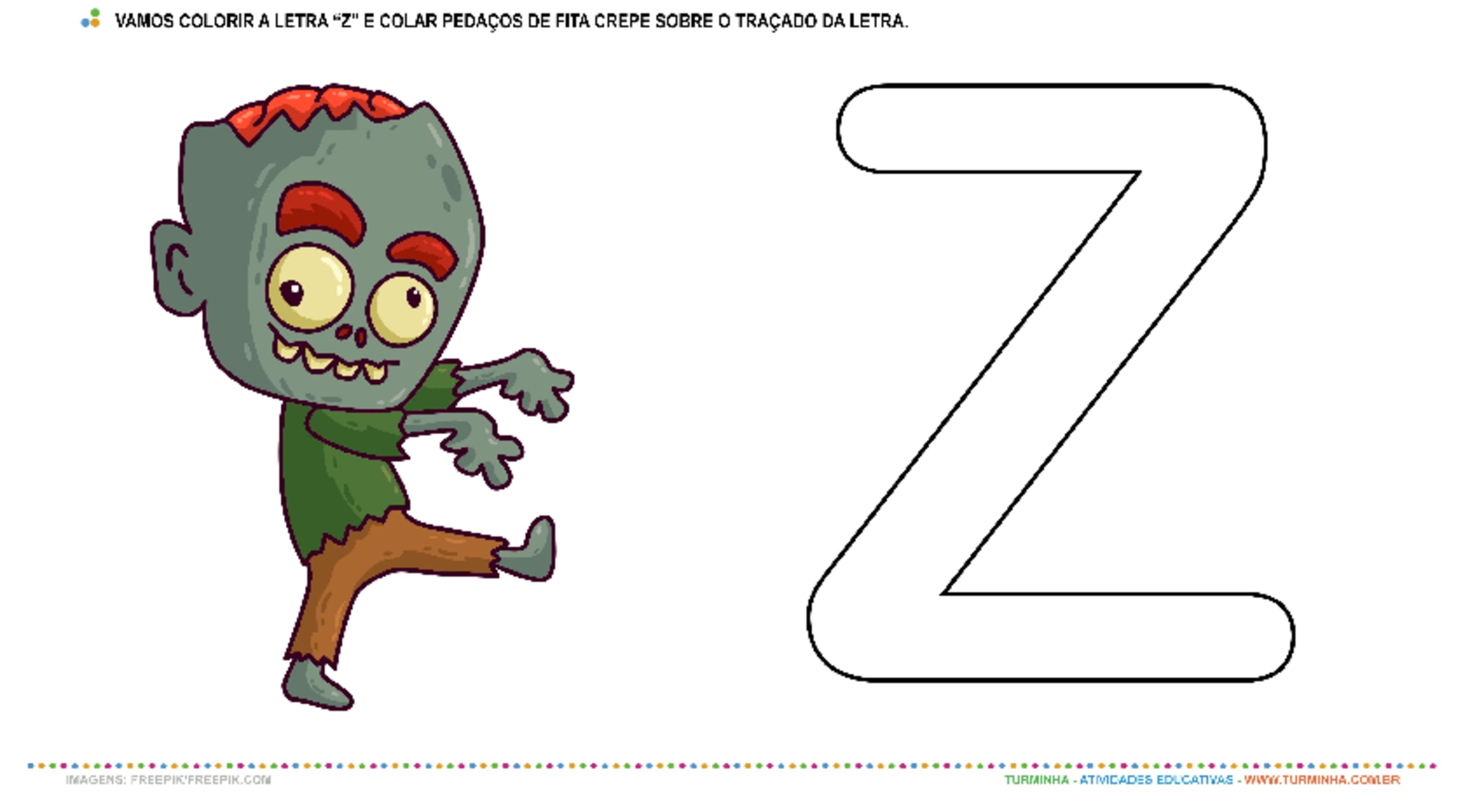 desenhos com a letra z