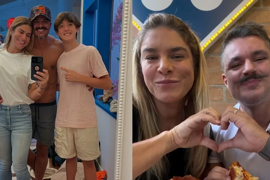 Priscila Fantin e a nova dinâmica familiar com Bruno Lopes e Romeo