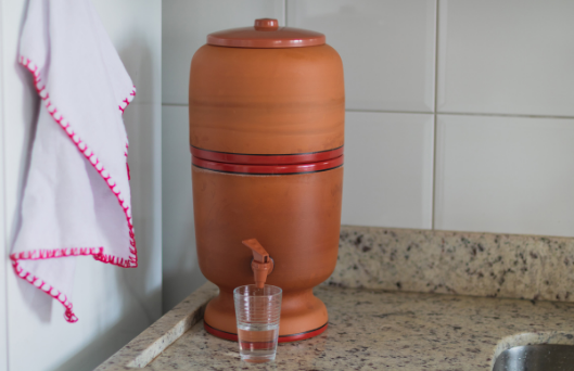 limpeza e manutenção filtro de barro