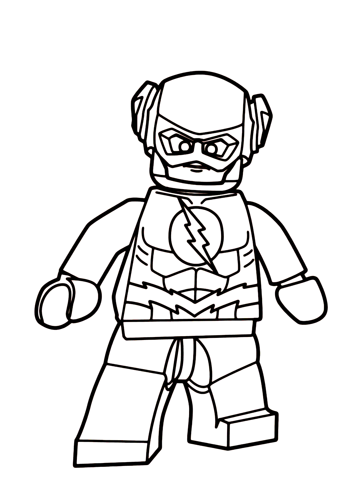 Flash Liga da Justiça para colorir