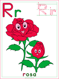 flores com R para decoração