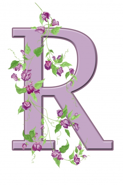 flores com a letra R significado