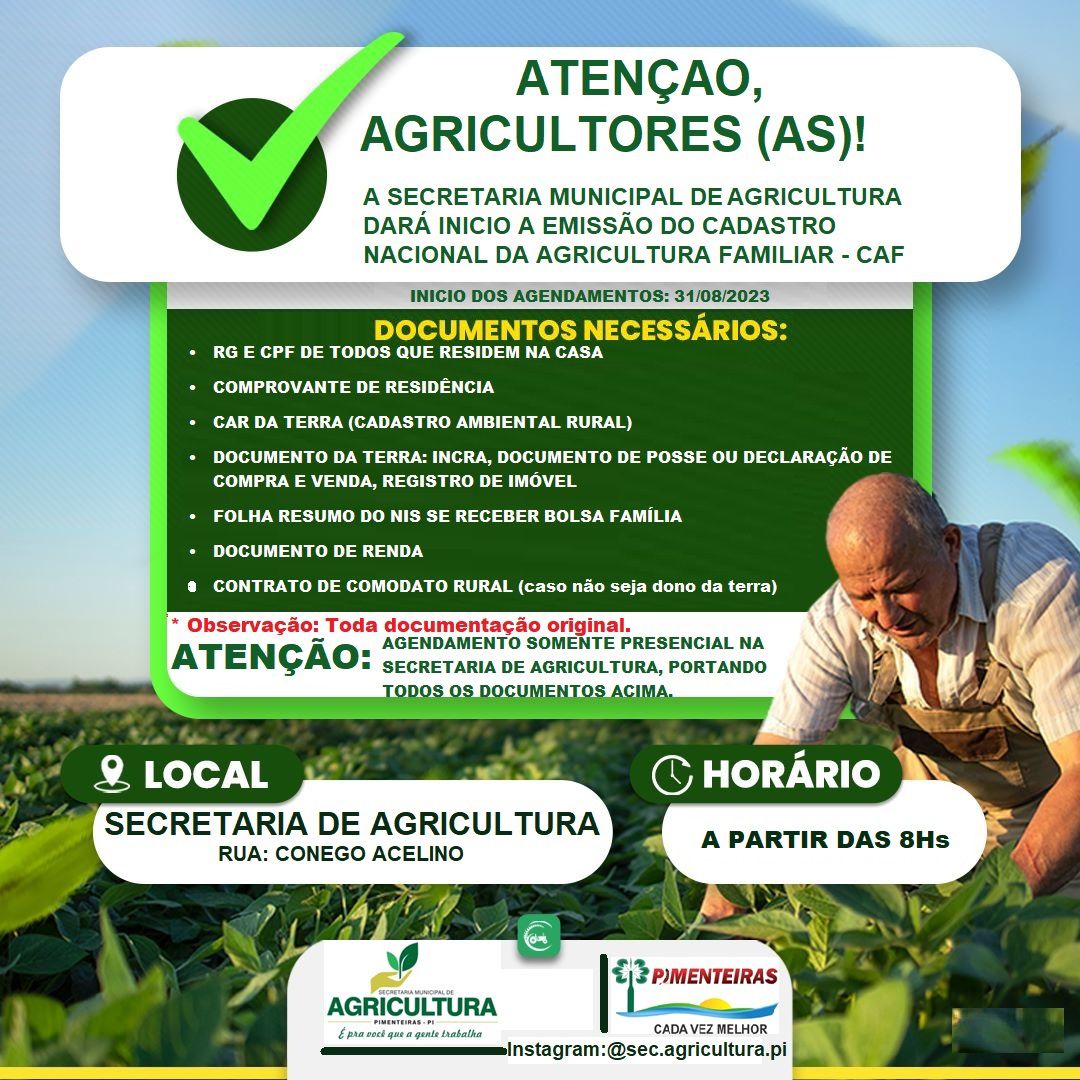 PRONAF e Outros Benefícios: Desvendando as Vantagens do CAF