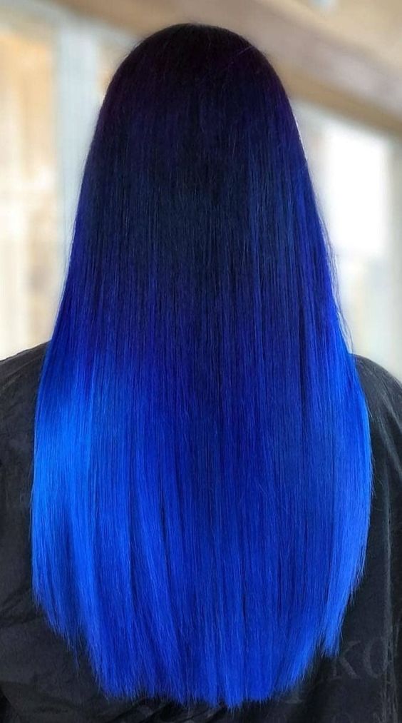 Fotos De Cabelo Pintado De Azul