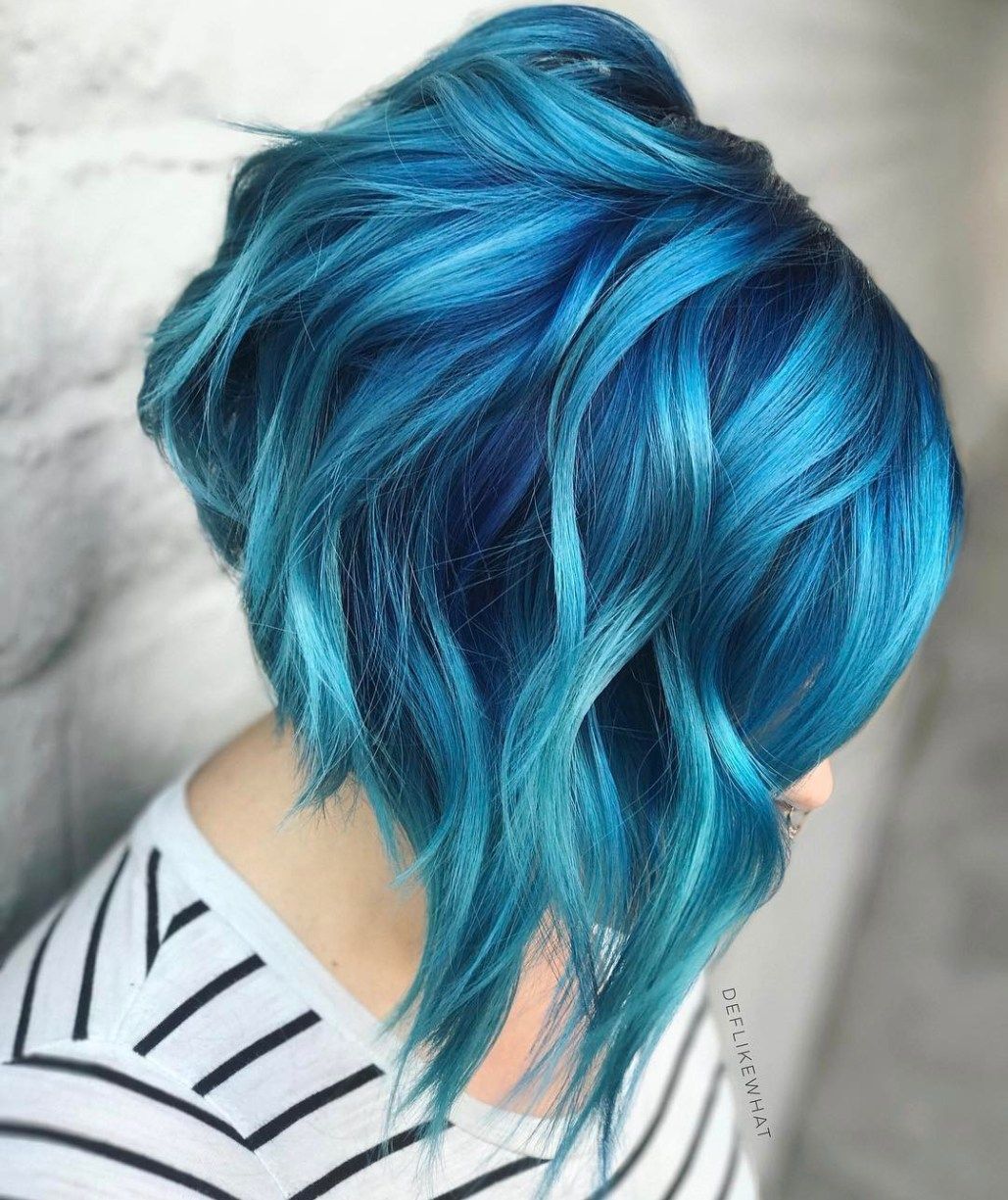 Fotos De Cabelo Pintado De Azul