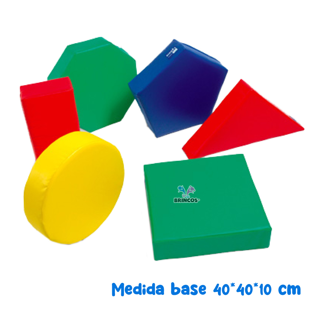 desenhos de formas geométricas 2D e 3D