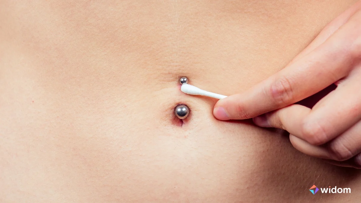 quanto tempo leva para um piercing no umbigo cicatrizar