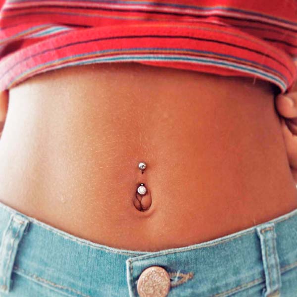 cuidados com piercing no umbigo após cicatrização