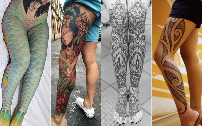 tatuagem na perna vs tatuagem no braço qual escolher