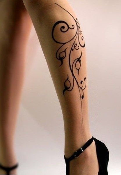 fotos de tatuagem na perna