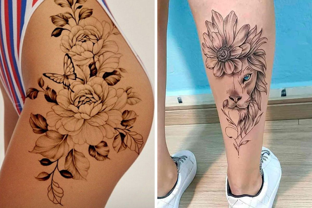 tatuagem na perna vs tatuagem no braço qual escolher