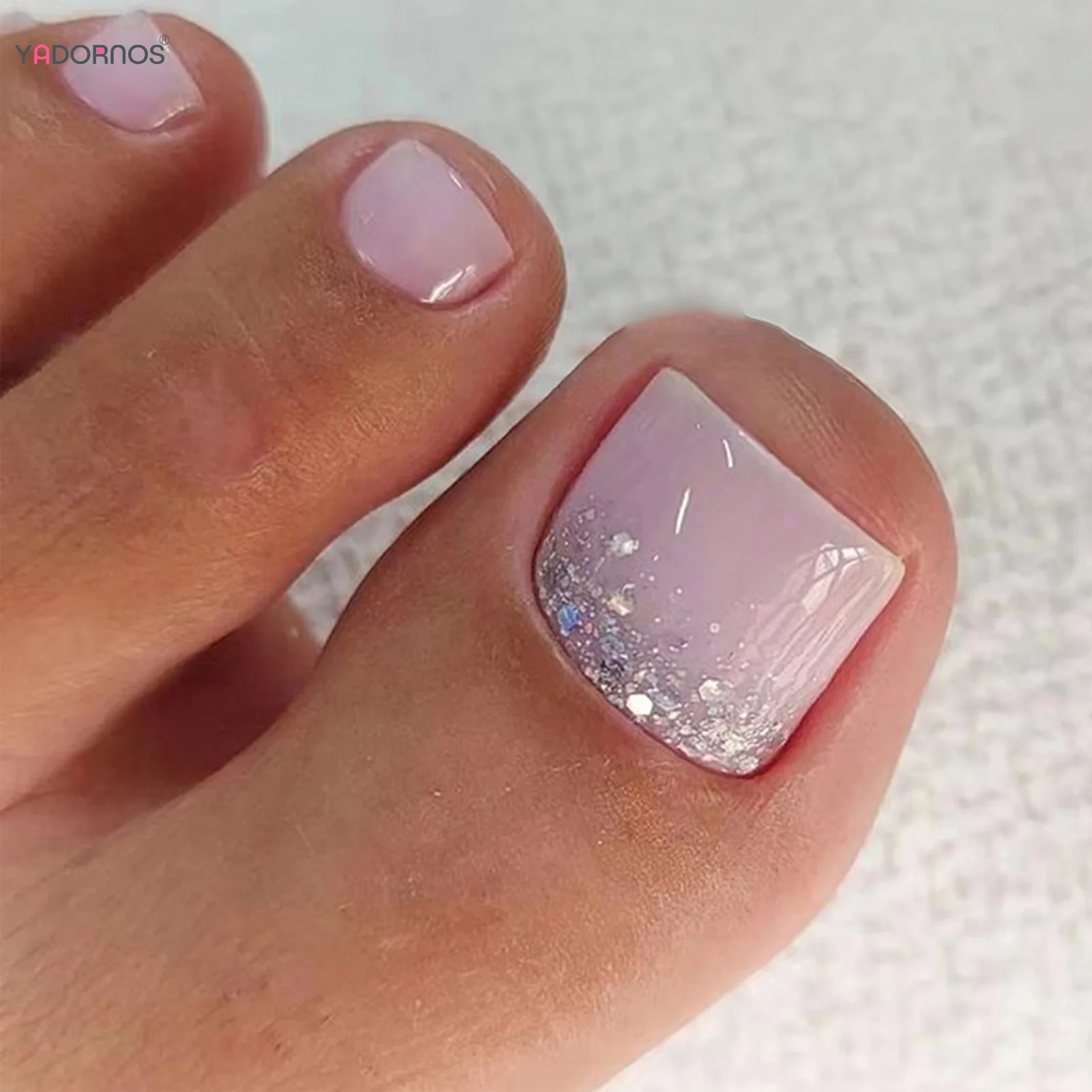 ideias de unhas do pé decoradas para o verão