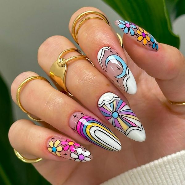 francesinha unhas decoradas carnaval