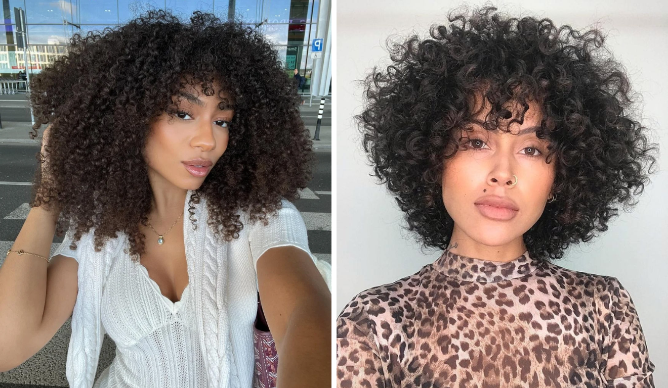 franja cacheada vs franja lisa qual escolher