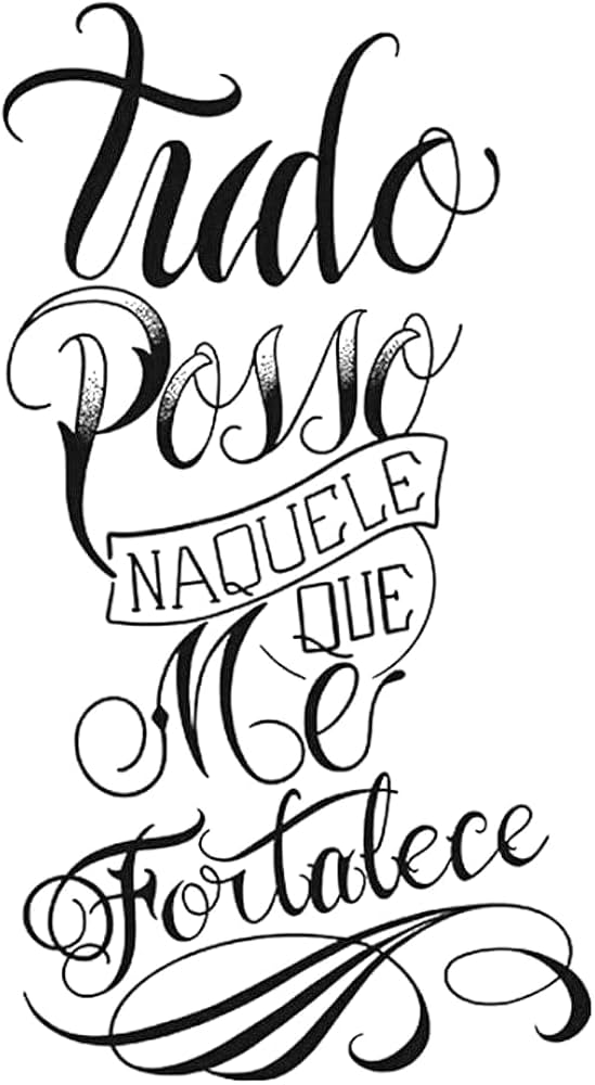 tatuagem minimalista frase