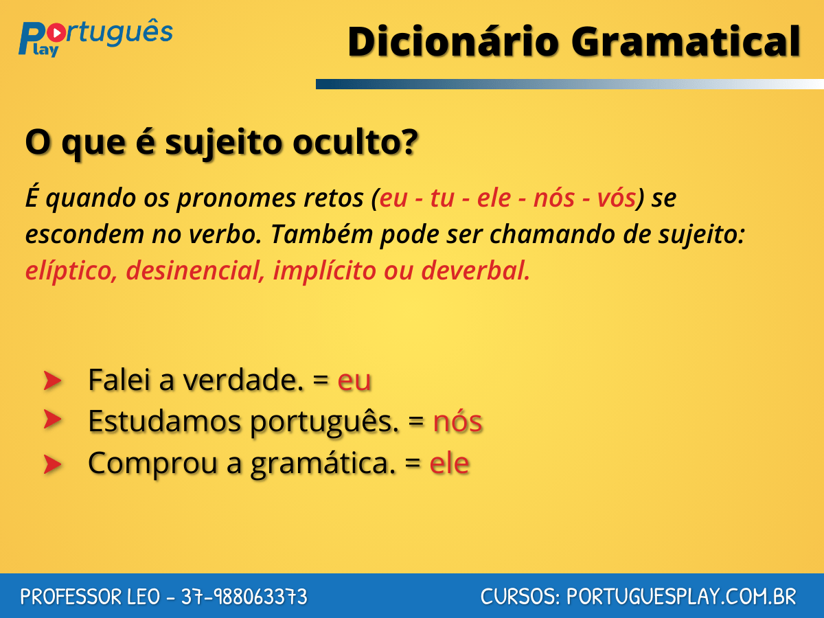 Os Tipos de Sujeito na Língua Portuguesa e Suas Funções