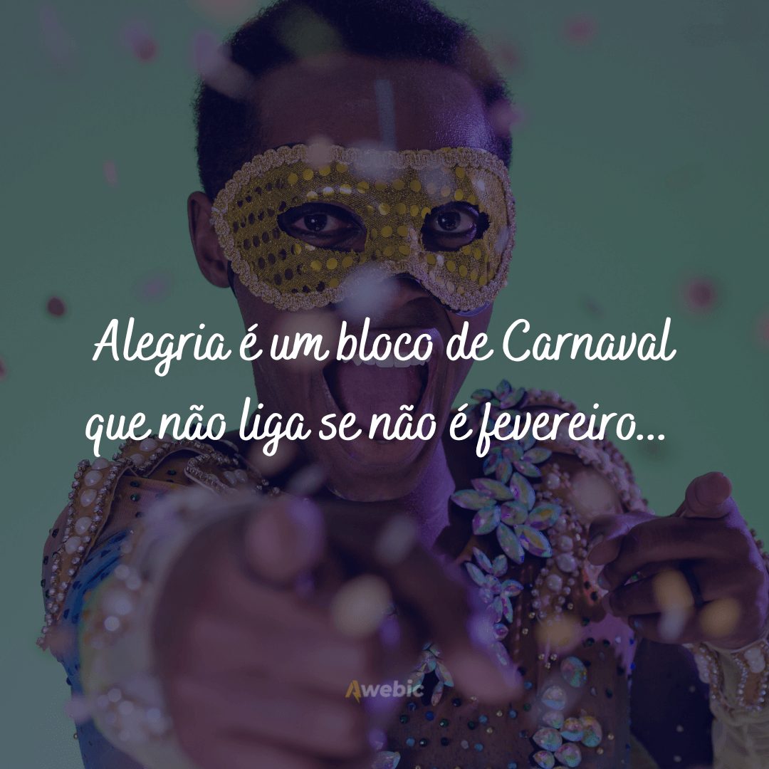 frases de carnaval engraçadas para legendas instagram