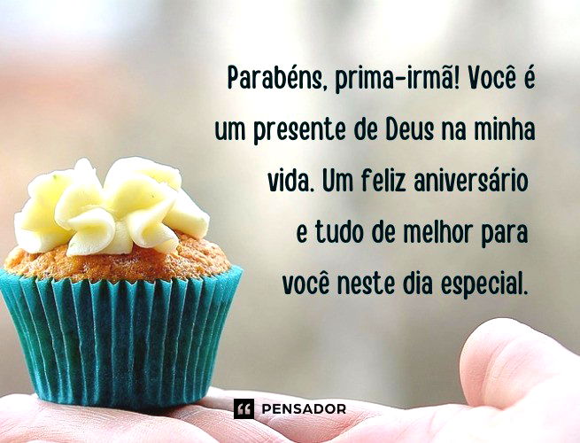 frases de parabéns para prima