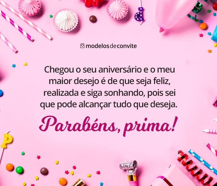 Como Escrever uma Mensagem de Aniversário Inesquecível para sua Prima