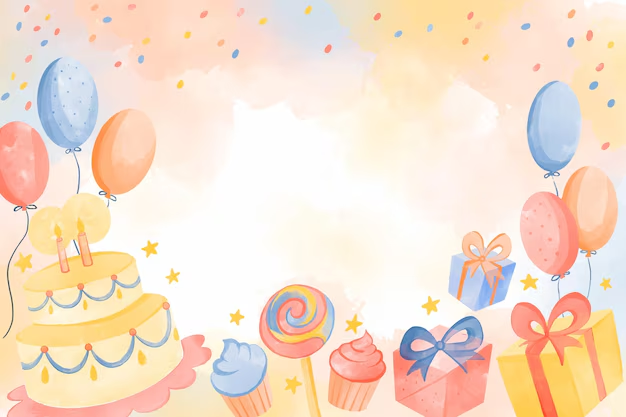 fundo de aniversário para cartazes