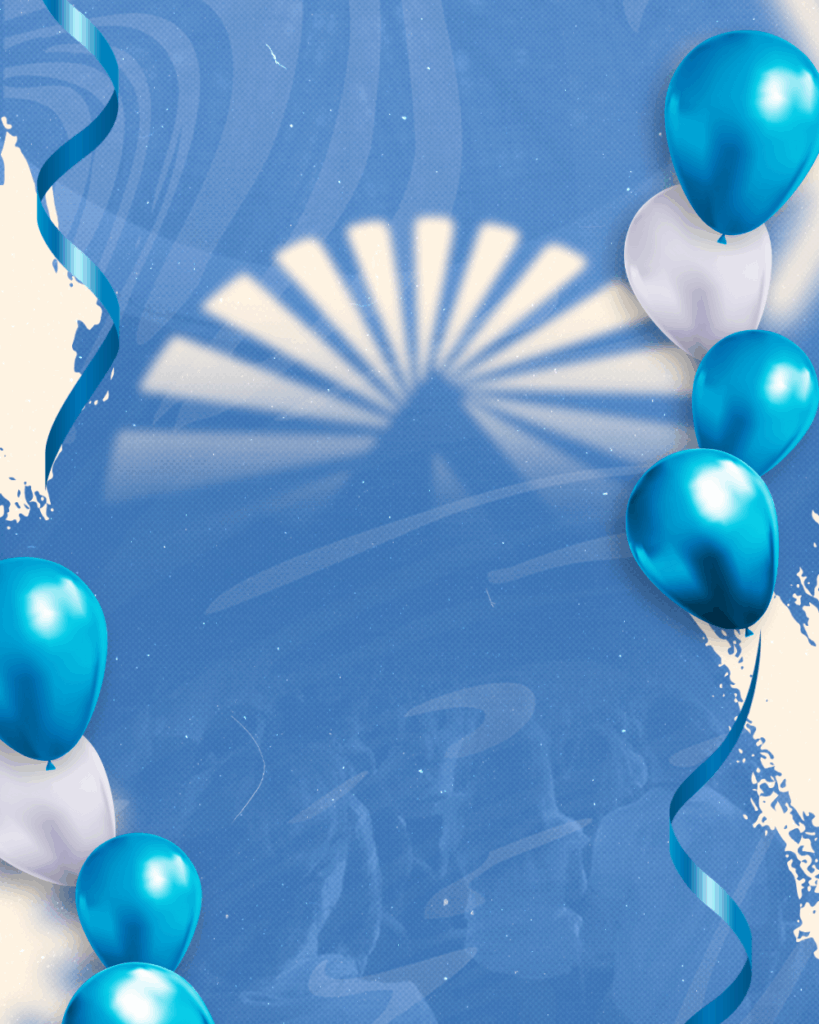 fundo de aniversário para mesa do bolo