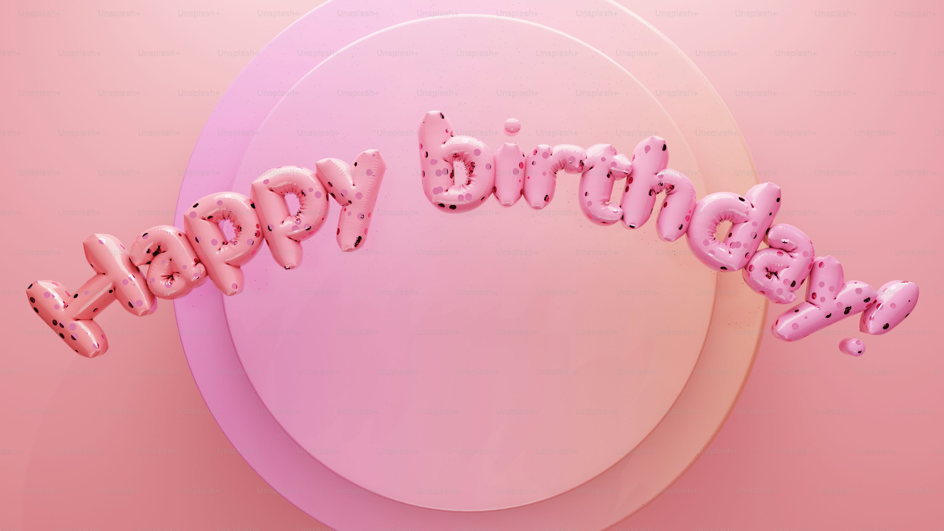 fundo de aniversário com balões