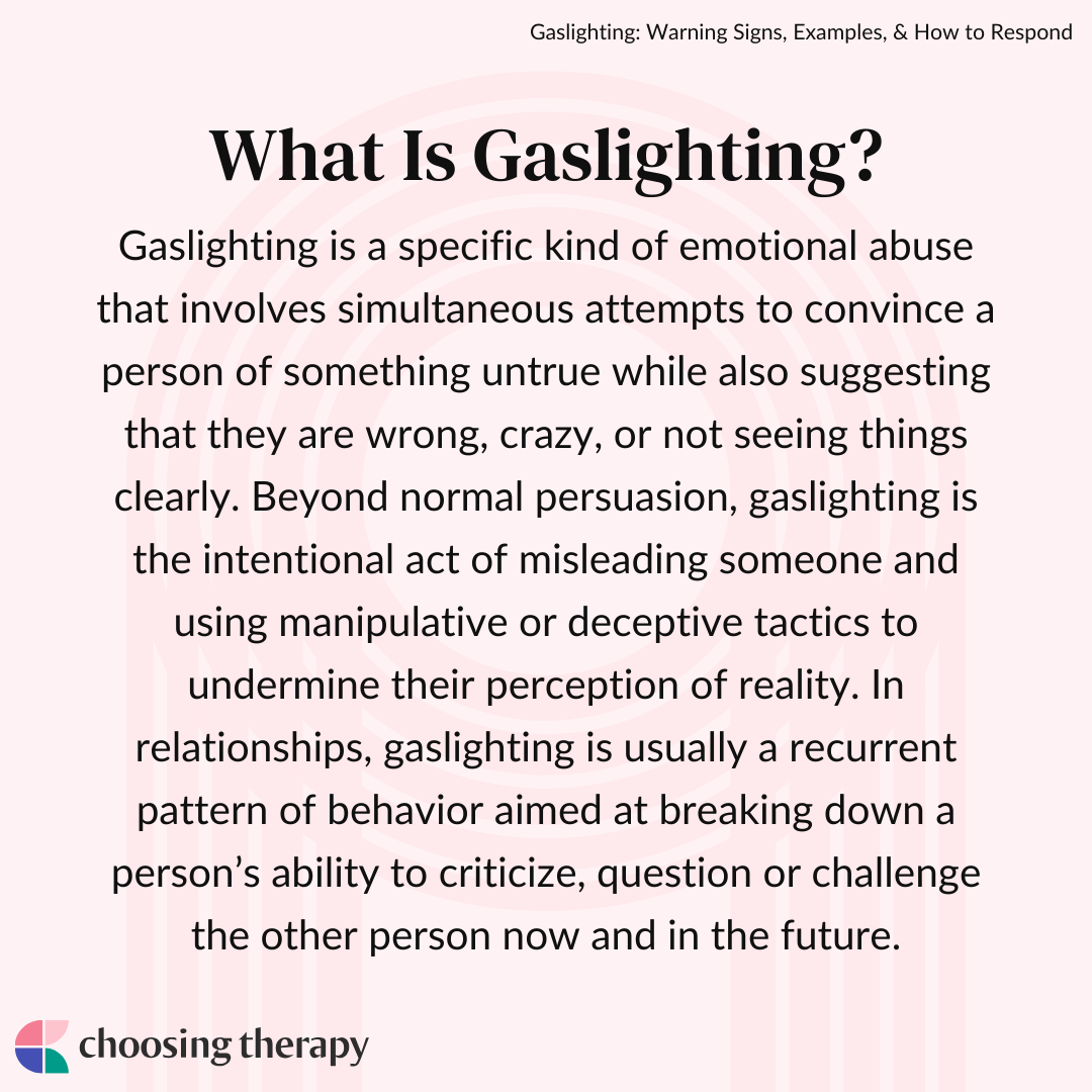 gaslighting vs manipulação emocional