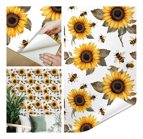 Papel de parede de girassol ilustração