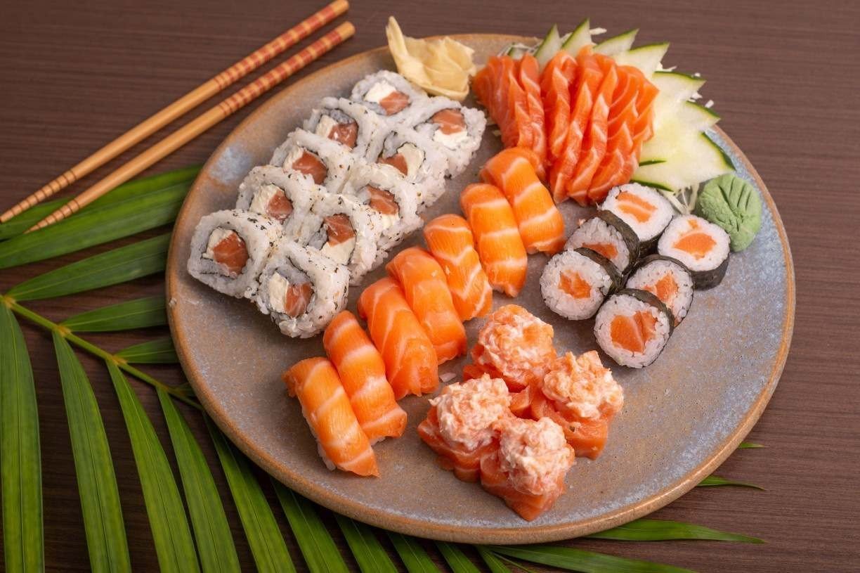 comer sushi na gravidez