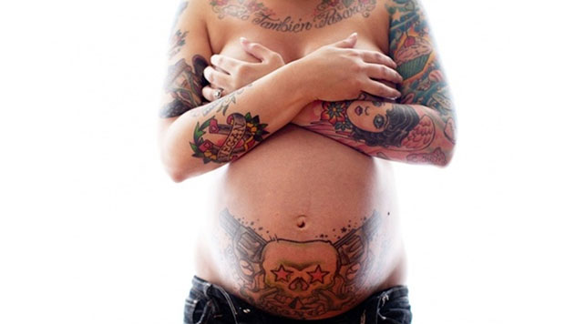 riscos de tinta de tatuagem para o feto