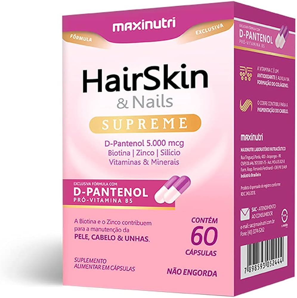 melhor suplemento hair skin