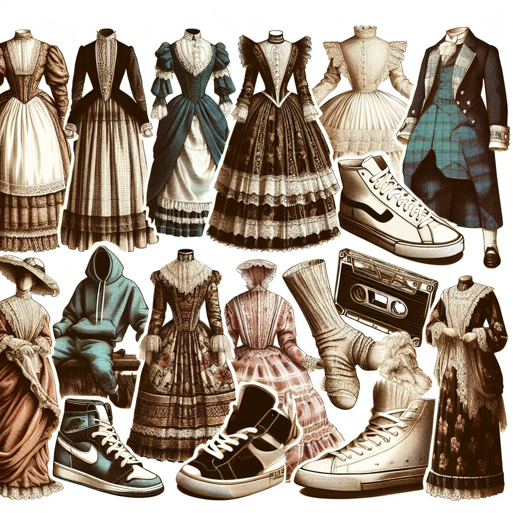 linha do tempo da história da moda por década