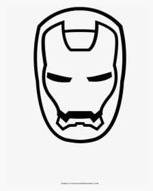 desenho do homem de ferro para pintar