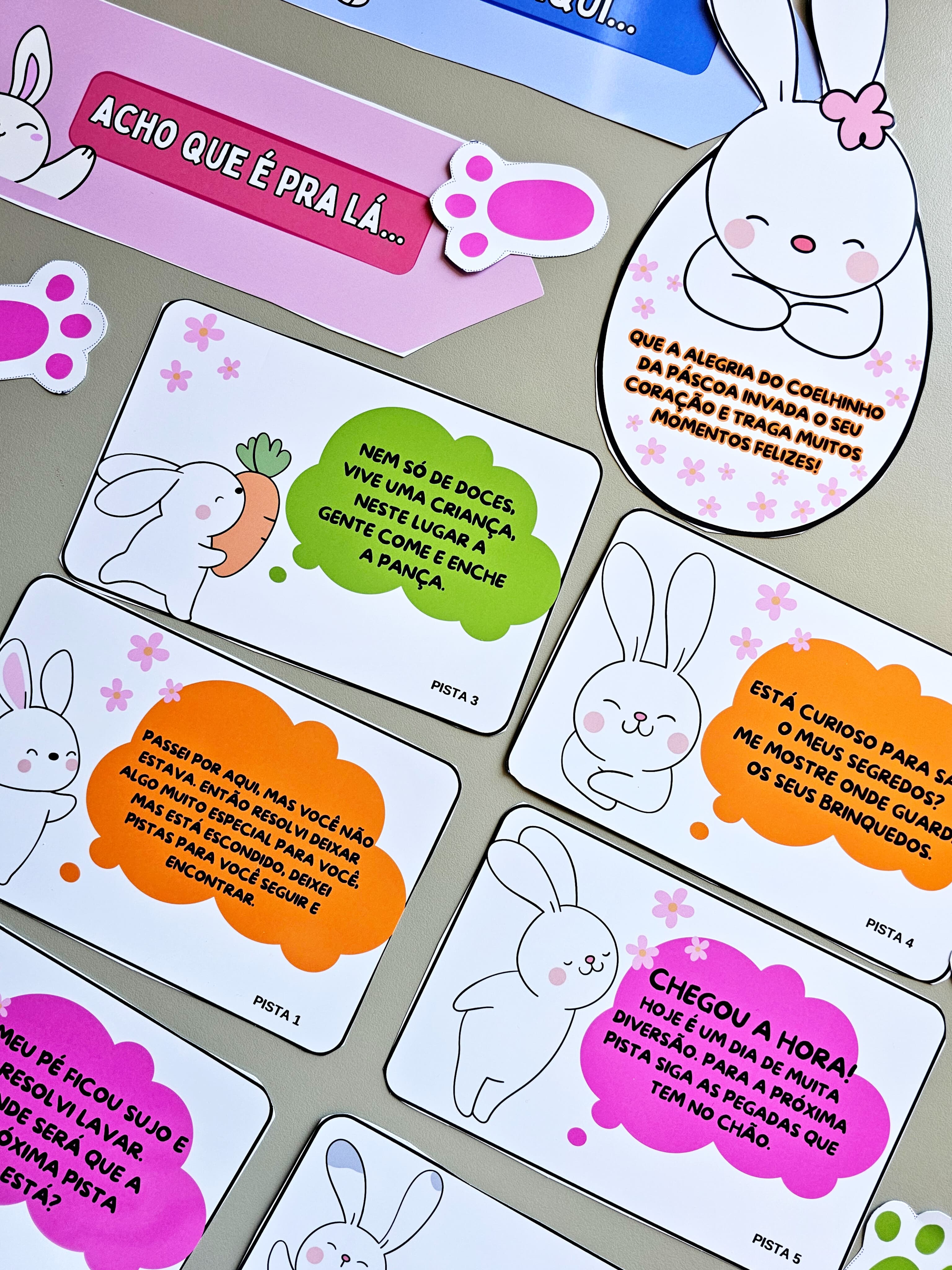 ideias criativas para caça aos ovos de pascoa