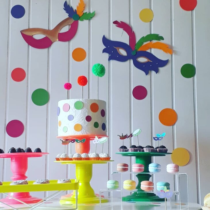 ideias criativas para usar confetes carnaval