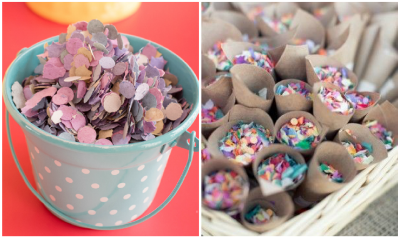 como evitar desperdício confete carnaval