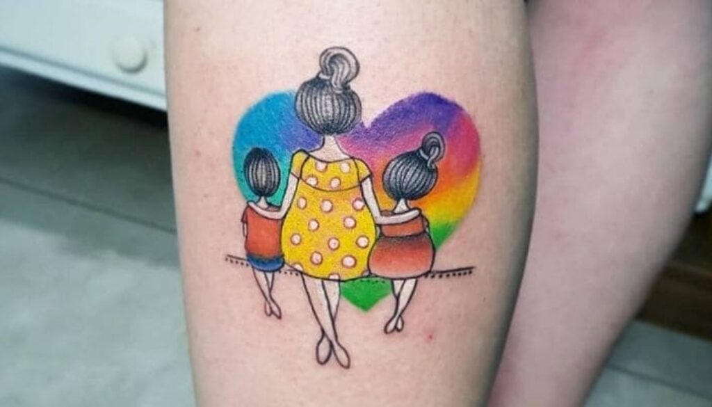 tatuagem pai mae fineline ou traço grosso qual escolher