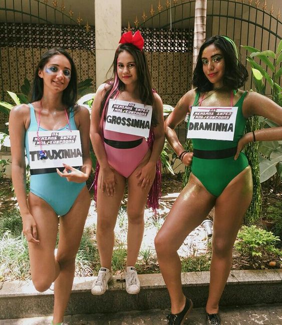 fantasia barata para 3 amigas criativas