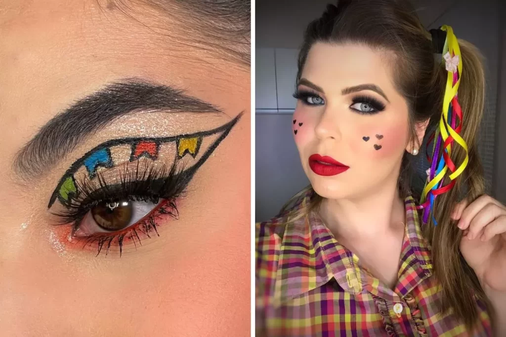 ideias maquiagem festa junina criativa