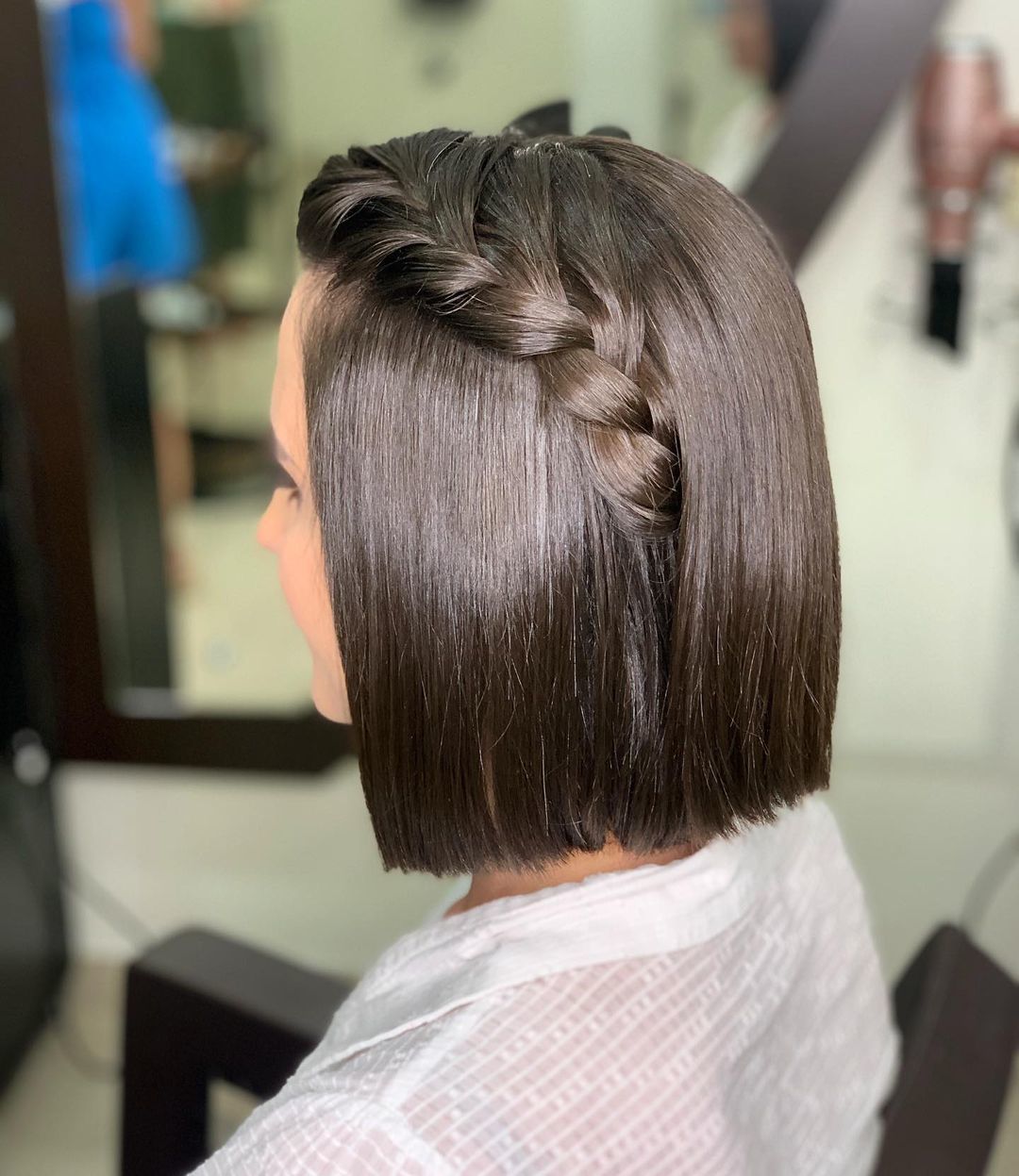 ideias de penteados para cabelo liso