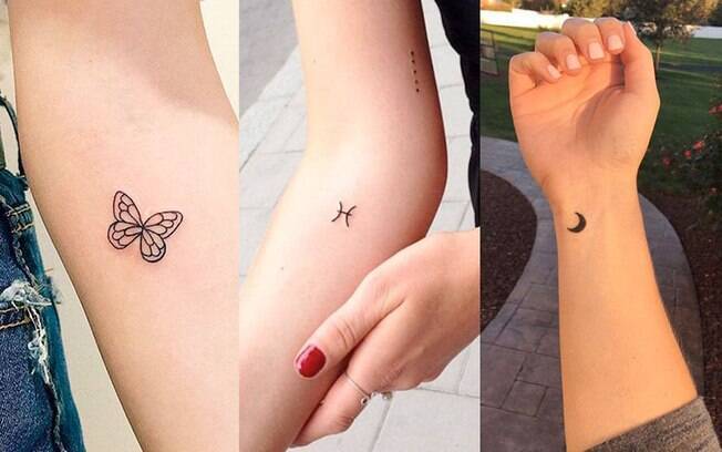 tatuagem minimalista antebraço